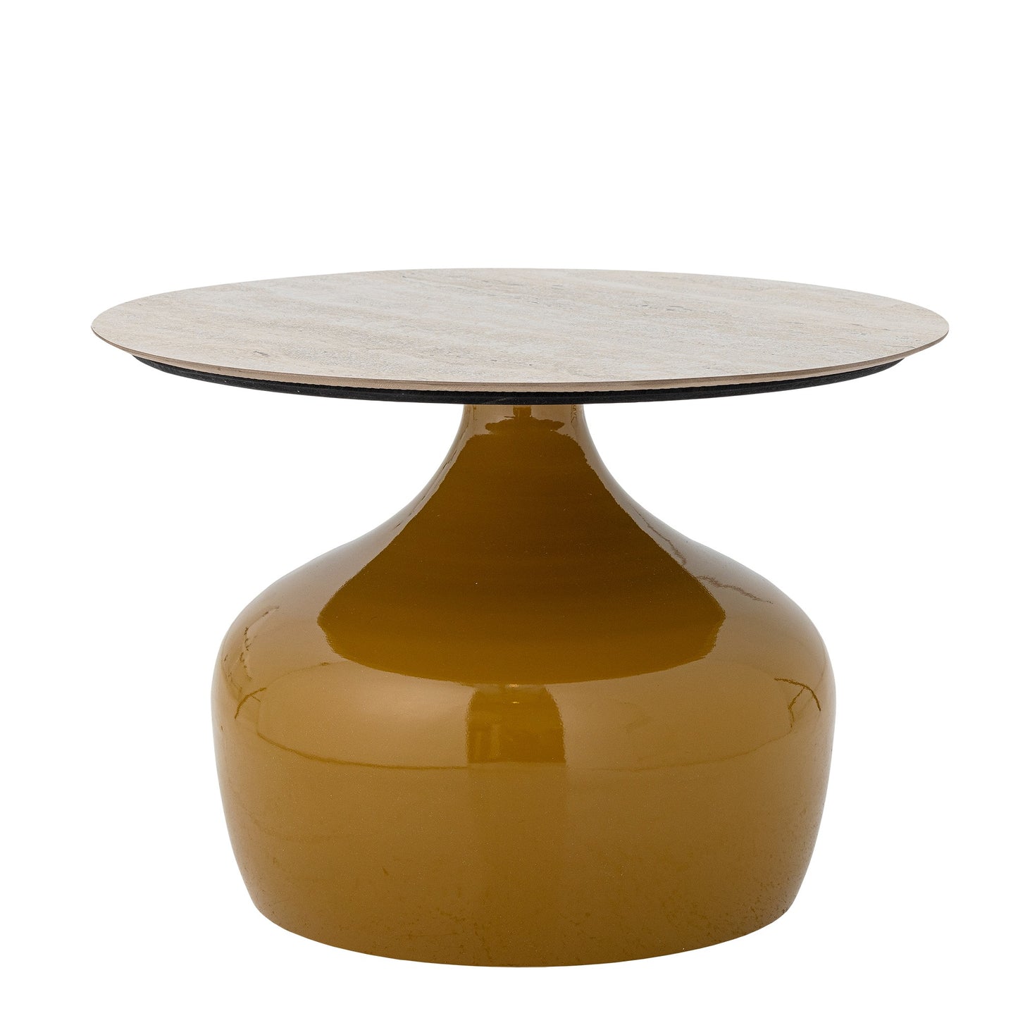 Lecco Coffee Table, Yellow, Iron