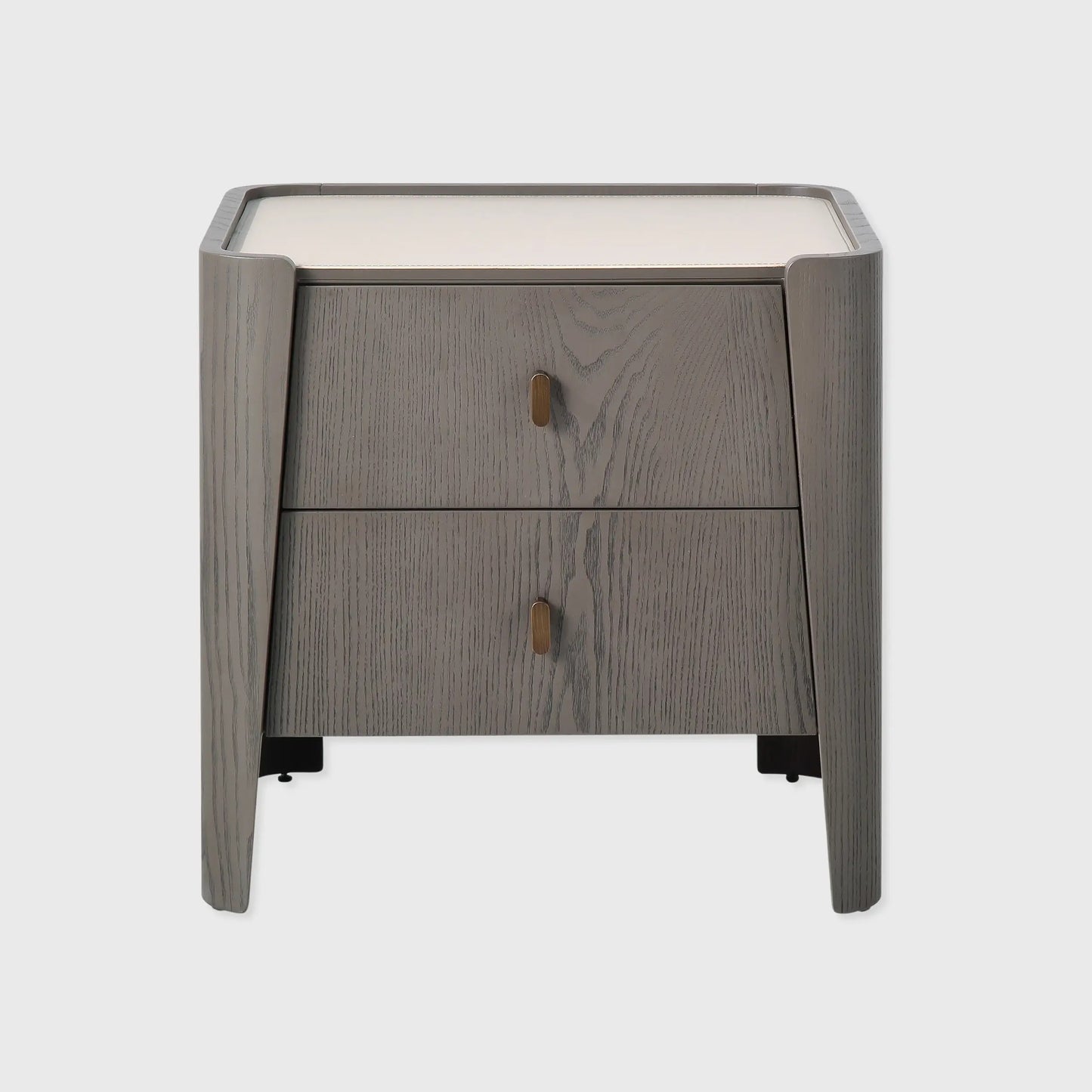 Kelly Bedside Macchiato and Leather