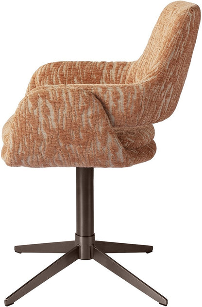 Harvey Dining Chair 06-Mura Dusty Pink