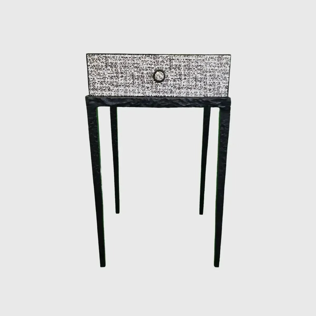 Taper Table Bronze Pavoni Leather