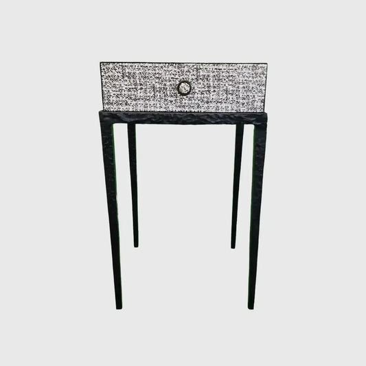 Taper Table Bronze Pavoni Leather