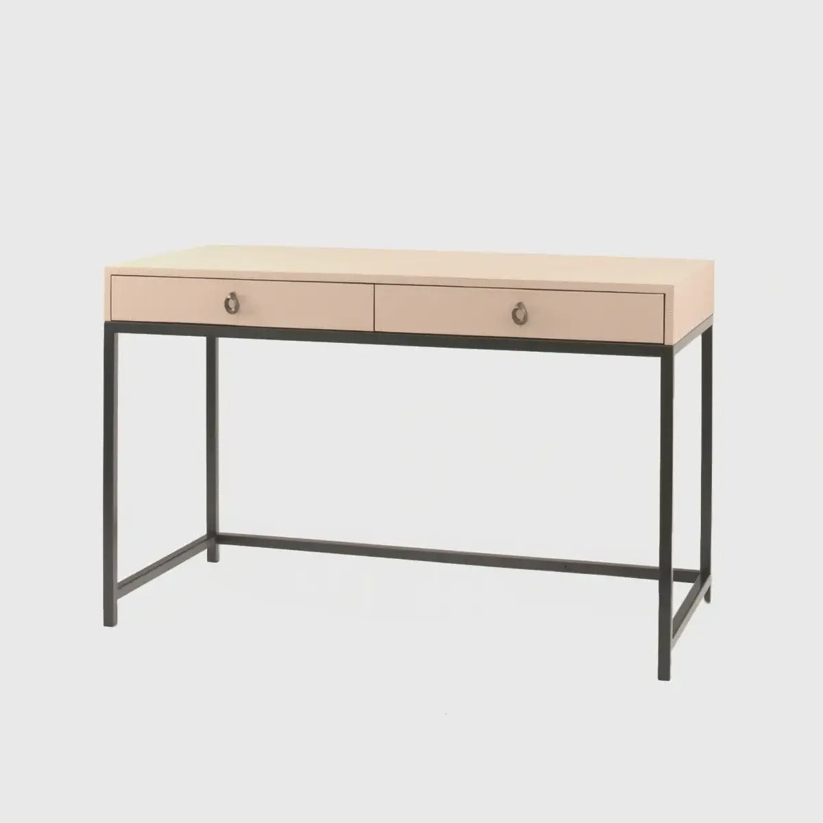Mr Barnes Desk Blush Leather