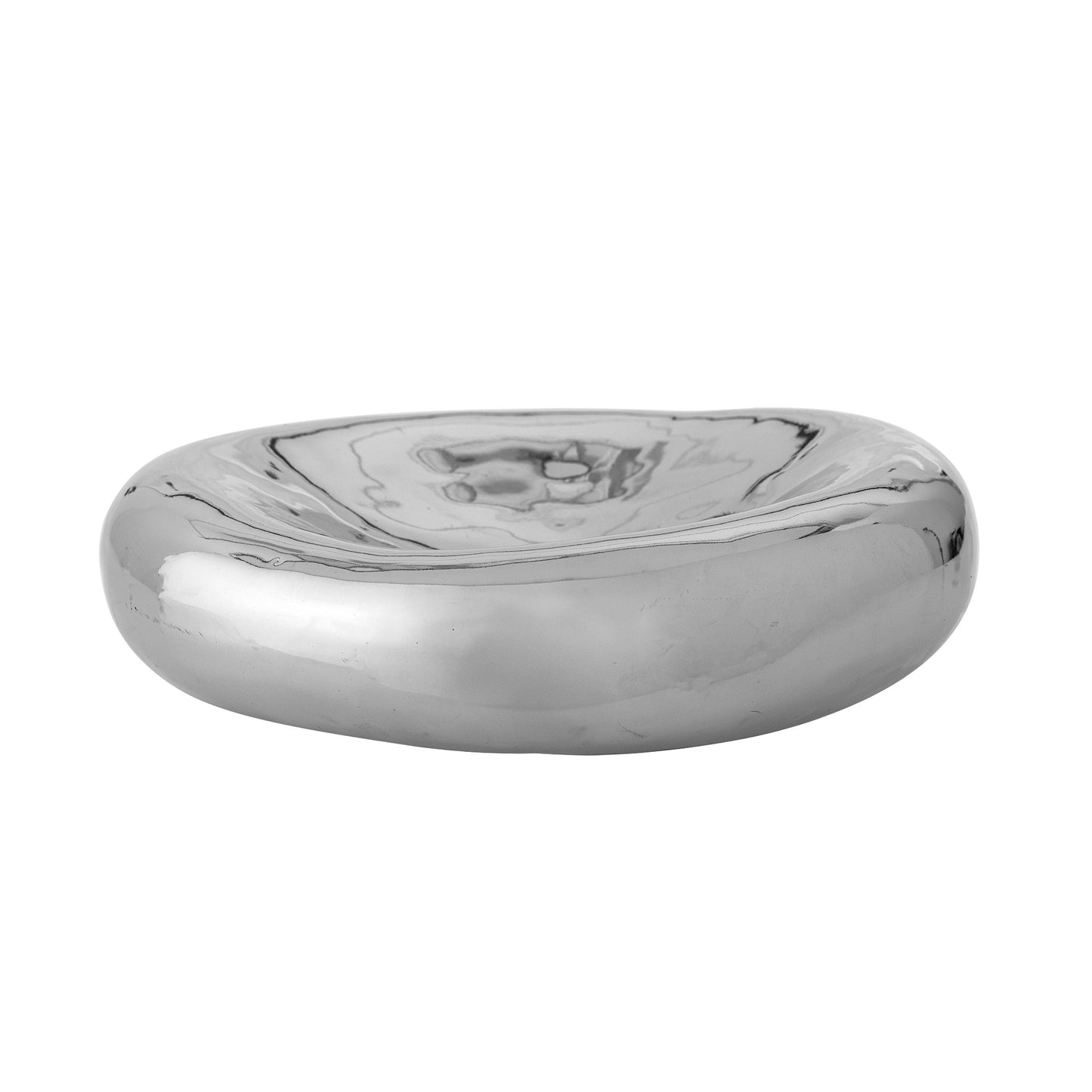 Shine Bowl, Silver, Stoneware