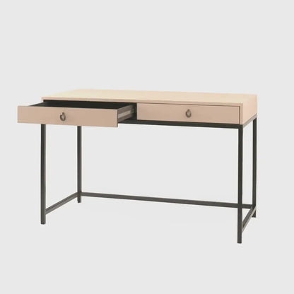 Mr Barnes Desk Blush Leather