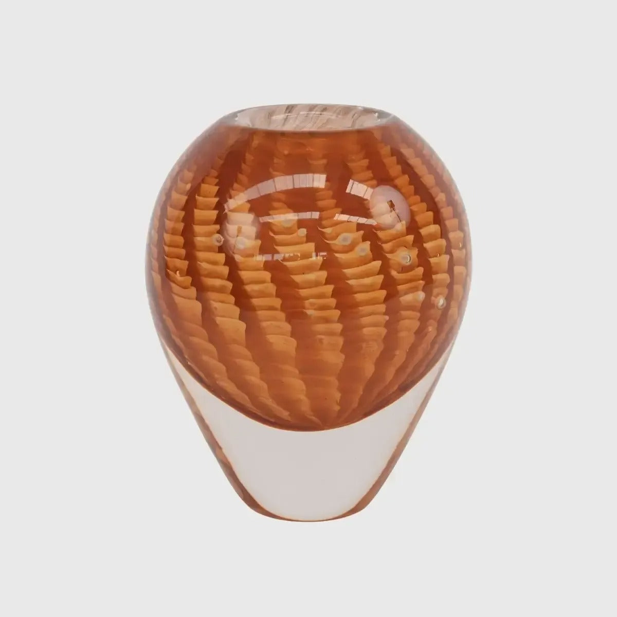 Studio Art Glass Orange Small