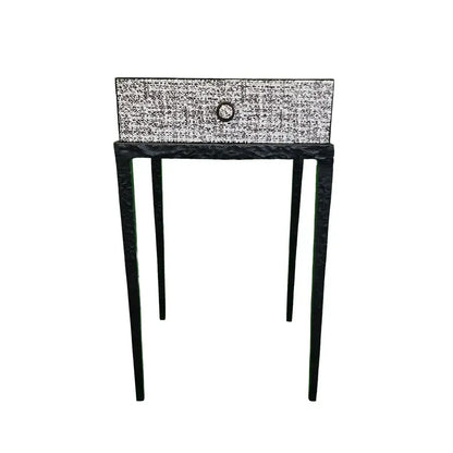 Taper Table Bronze Pavoni Leather