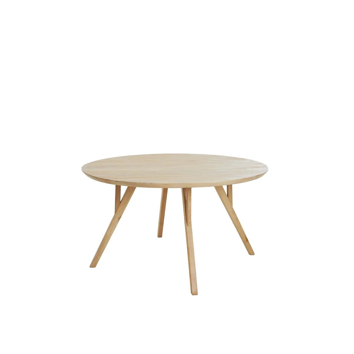 Quenza Mango Wood Round Dining Table - Natural