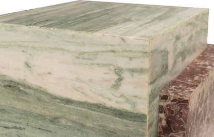 Blocq Low Mirble Side Table