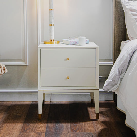 Bayeux RVA White Side Table