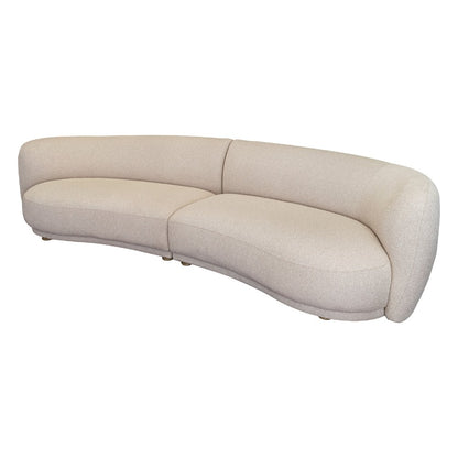 Carola Latte Sofa