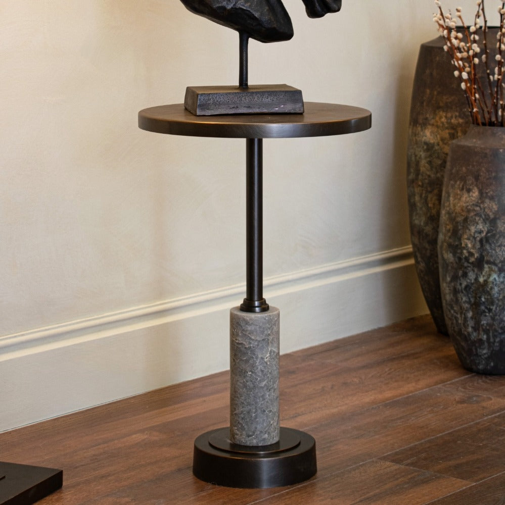 Erdre Bronze Side Table