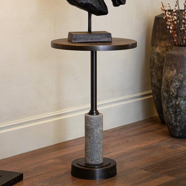 Erdre Bronze Side Table