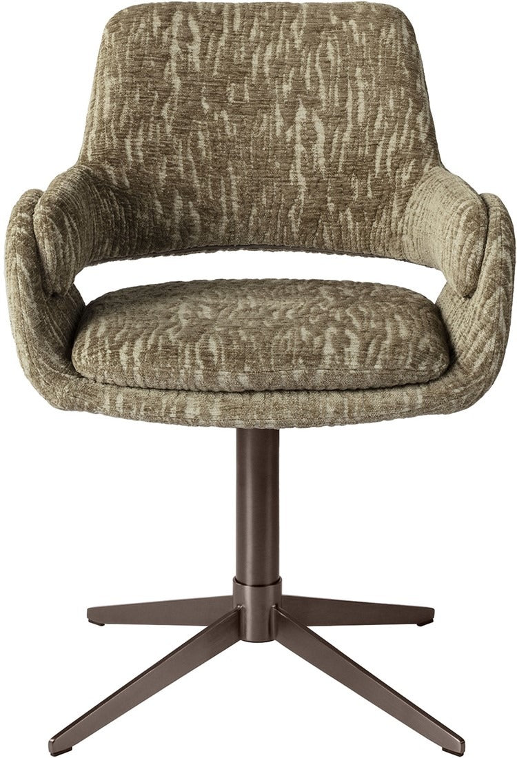Harvey Dining Chair 05-Mura Dark Green