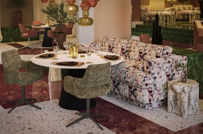 Harvey Dining Chair 05-Mura Dark Green