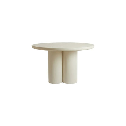 Mizuho Round Dining Table - Cream