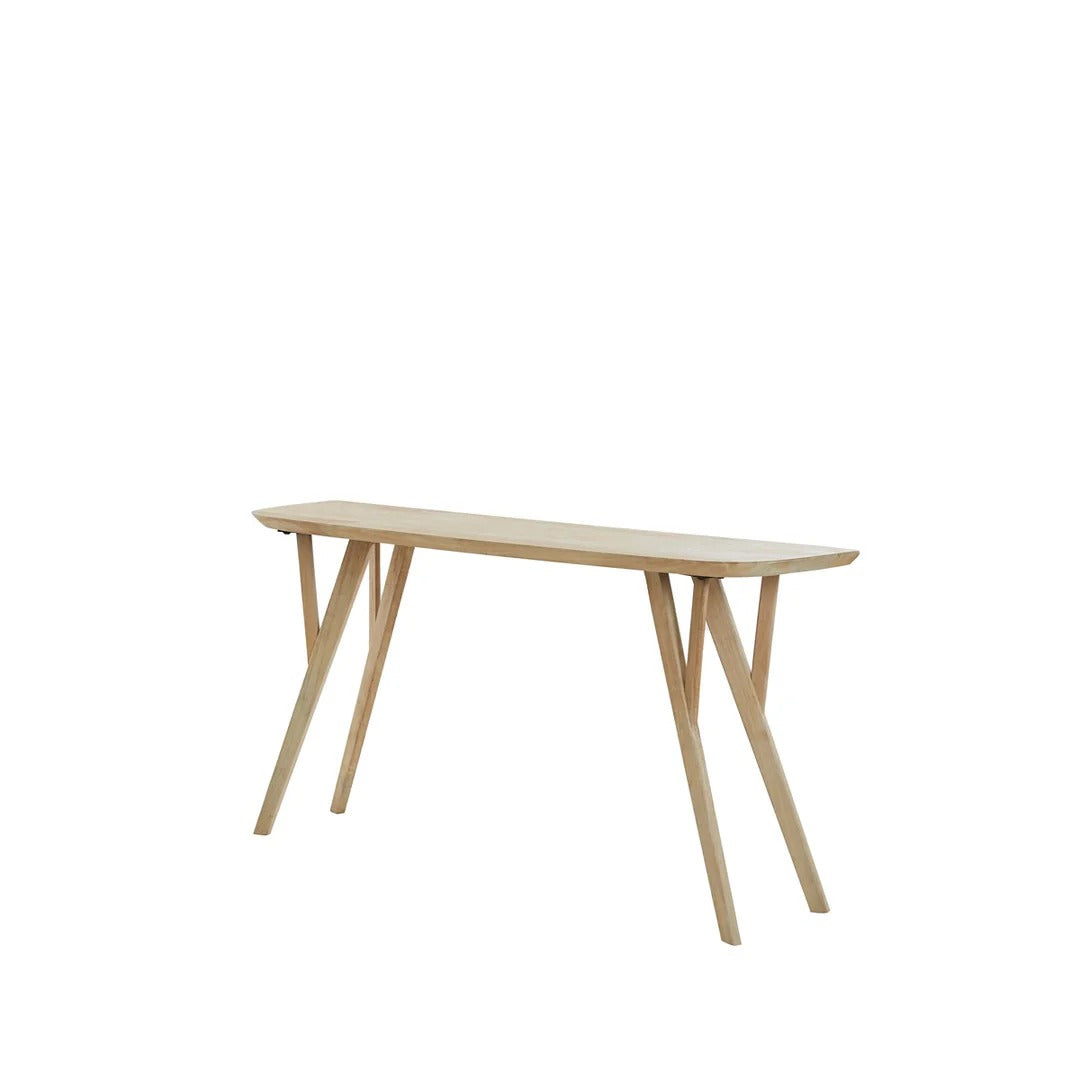 Quenza Mango Wood Console Table - Natural