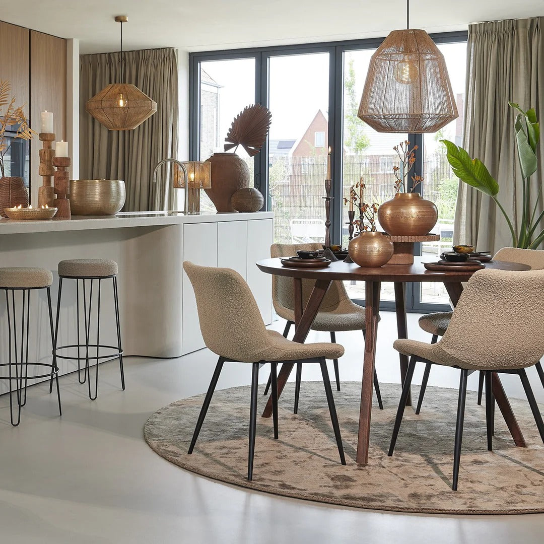 Quenza Mango Wood Dining Table - Natural