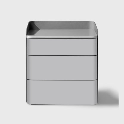 Christine Lacquer Nightstand Taupe