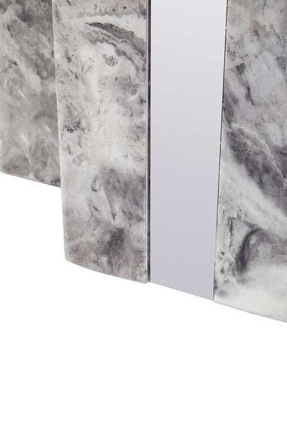 Saronno Grey Marble Dining Table