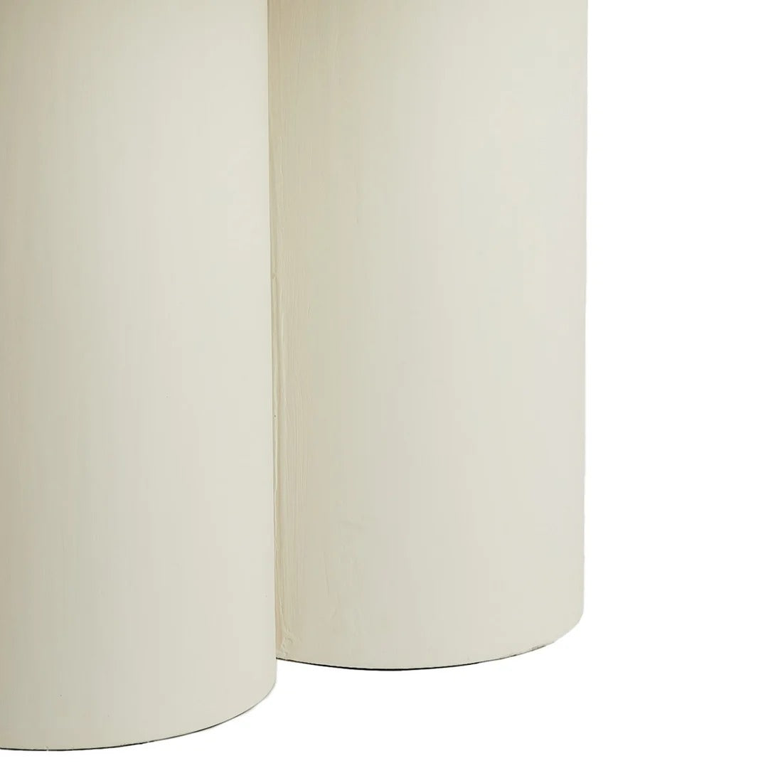 Mizuho Round Dining Table - Cream