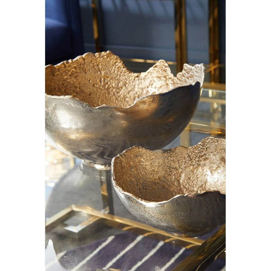 Dion Small Nickel and Gold Finish Bowl