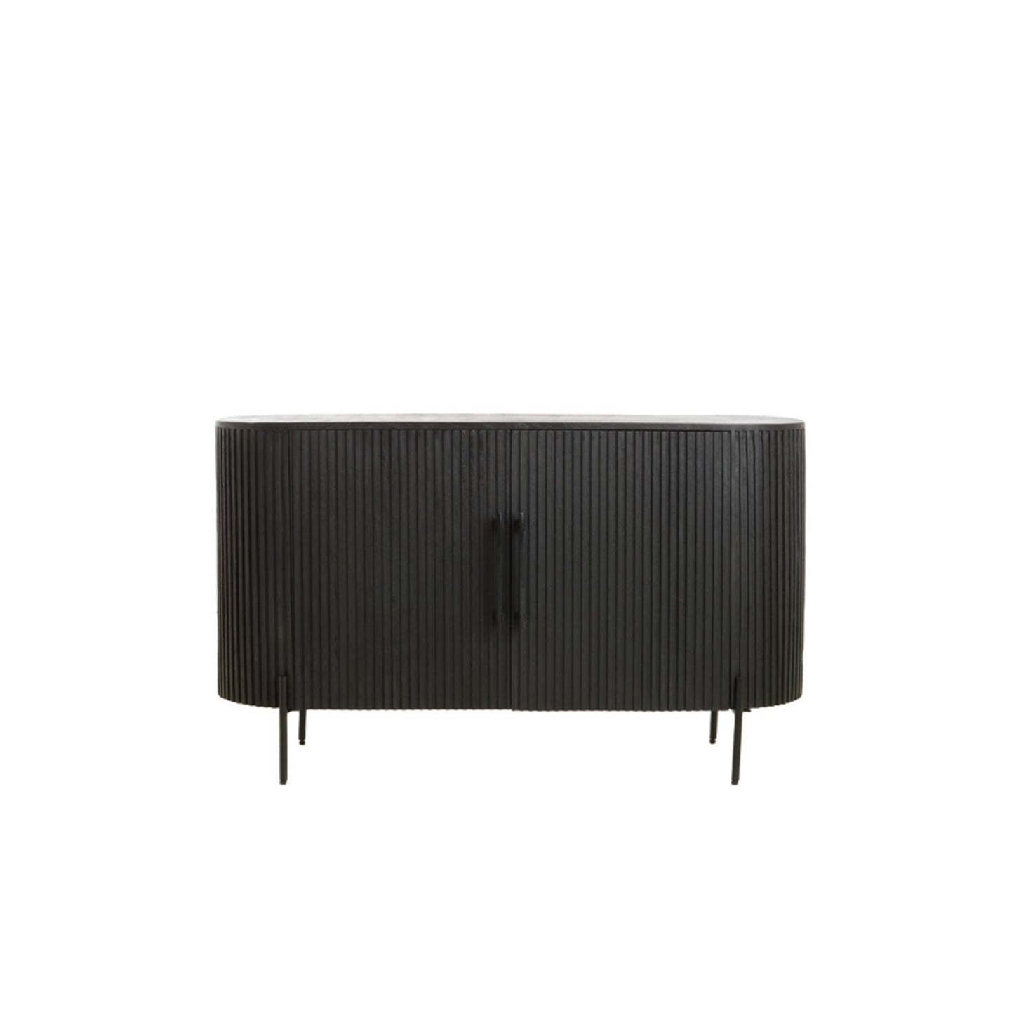 Dumosi Wooden 2 Door Sideboard - Black