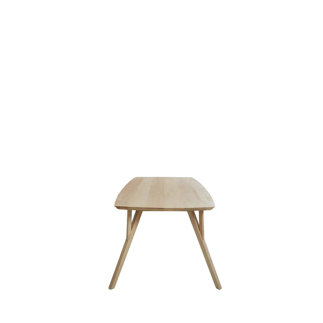 Quenza Mango Wood Rectangular Dining Table - Natural