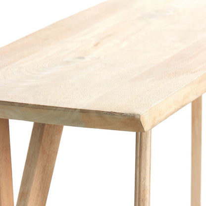Quenza Mango Wood Console Table - Natural