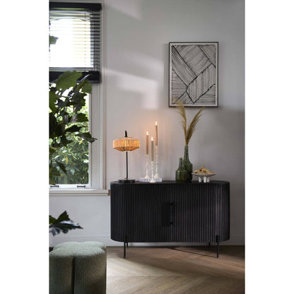 Dumosi Wooden 2 Door Sideboard - Black
