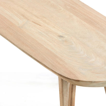 Quenza Mango Wood Console Table - Natural