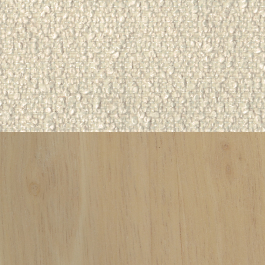 Whisper Round Ivory Stool