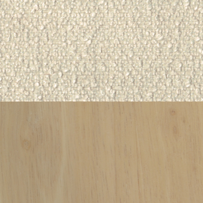 Whisper Round Ivory Stool