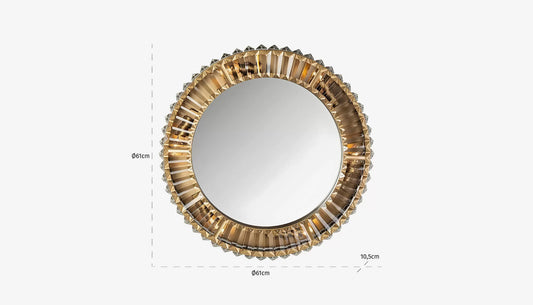 Accent Mirror in Crystal Frame