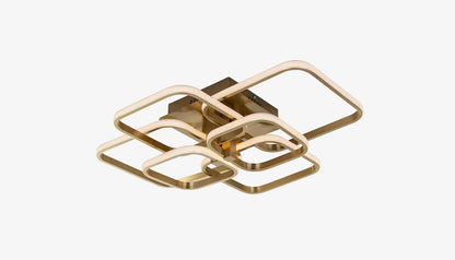 Cailey Flush Mount Light in Brushed Gold Finish