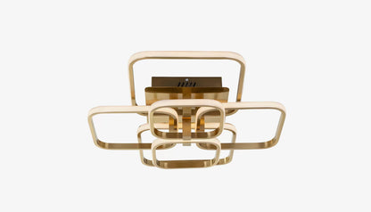 Cailey Flush Mount Light in Brushed Gold Finish
