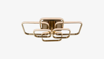 Cailey Flush Mount Light in Brushed Gold Finish
