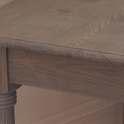 Rustic Pine Square Dining Table