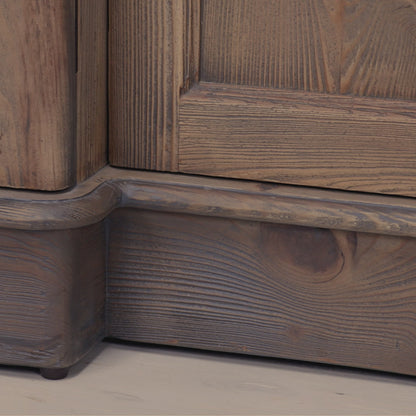 Rustic Pine Breakfront Sideboard