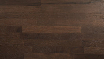Oblic Side Table in Teak Brown