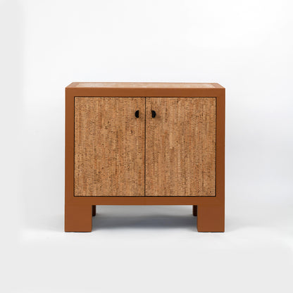 Ralf Cabinet Leather and Cork