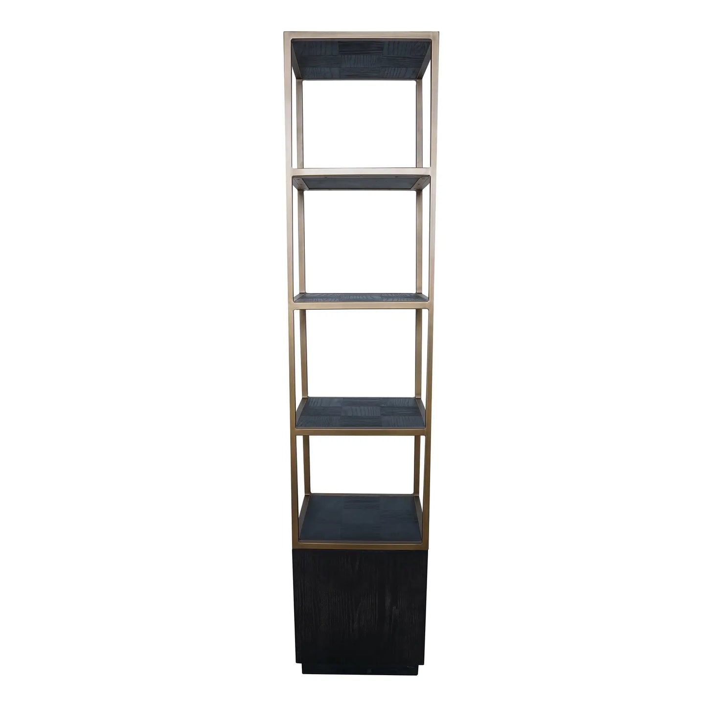Renmin Bookcase Slim Carbon Oak