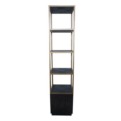 Renmin Bookcase Slim Carbon Oak