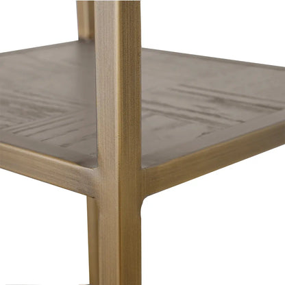 Renmin Bookcase Slim Grey Oak