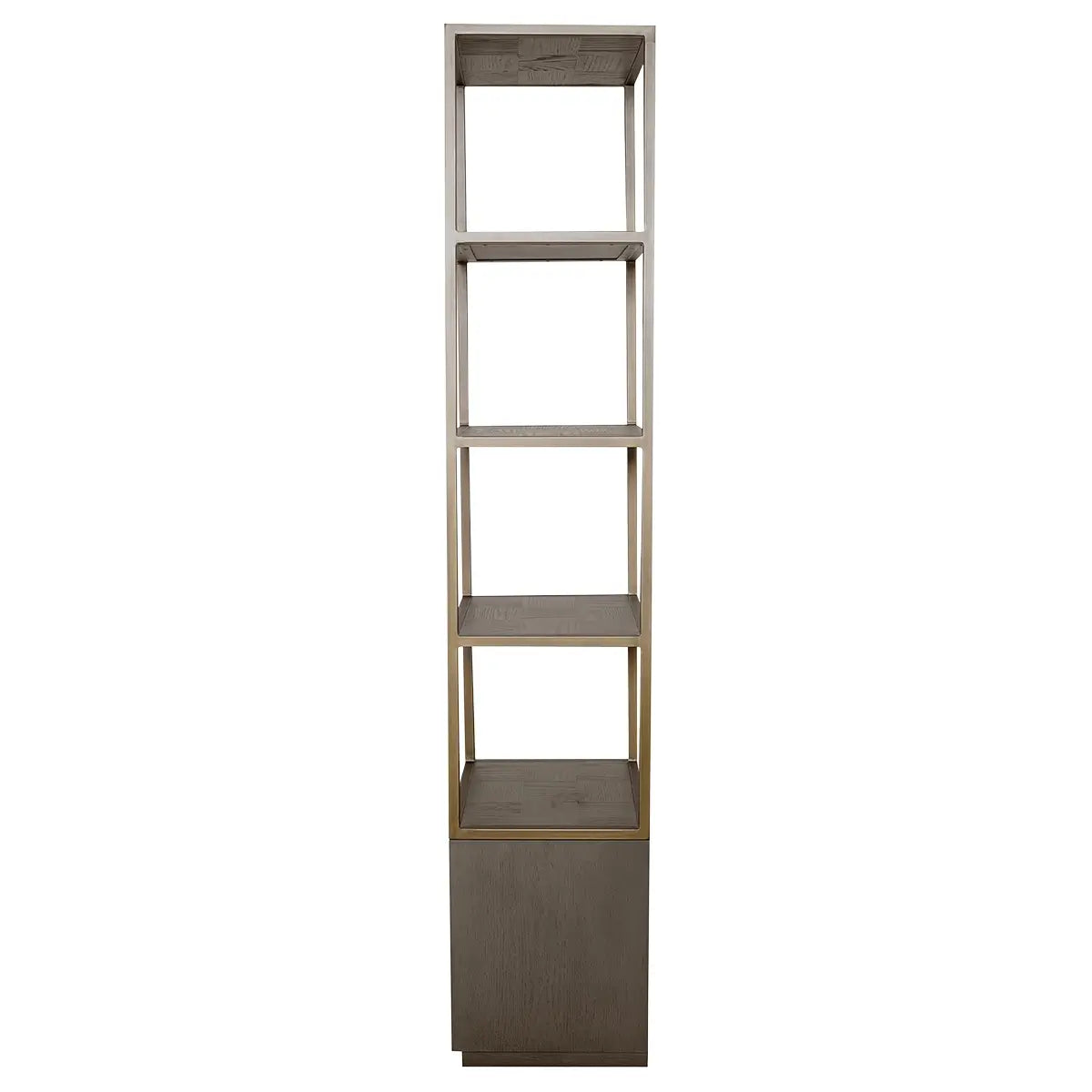 Renmin Bookcase Slim Grey Oak