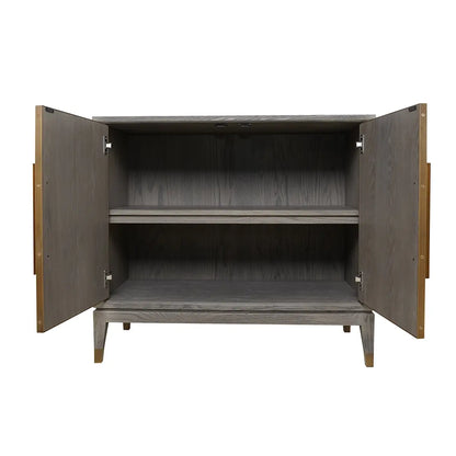 Renmin Cabinet 2 Door Grey Oak