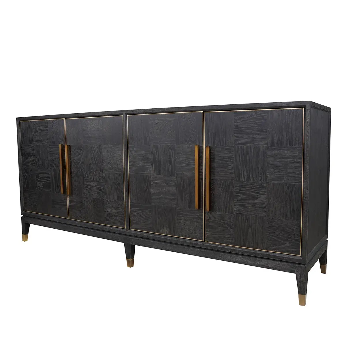 Renmin Cabinet 4 Door Carbon Oak