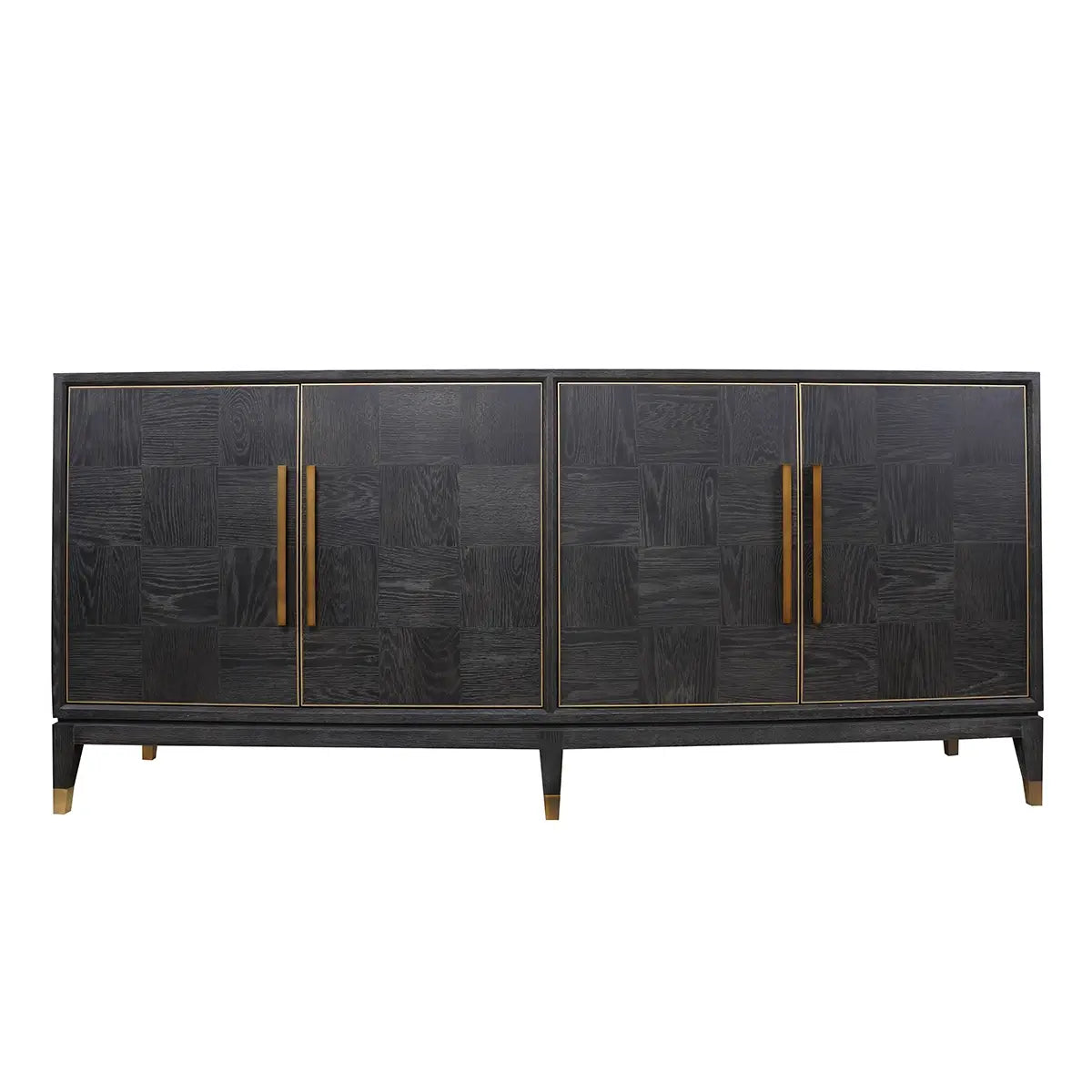 Renmin Cabinet 4 Door Carbon Oak