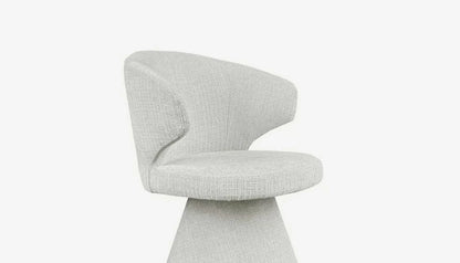 Gatsbi Accent Chair in Beige Chenille Fabric