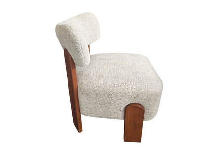 Sarino natural animal jacquard pattern lounge chair