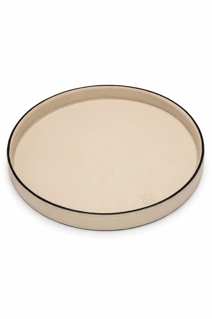 Selvedge Round Tray Pumice